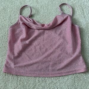 SHEIN Pink Relaxed Crop Camisole